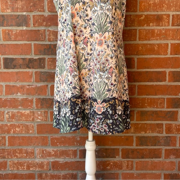 LC Lauren Conrad Sleeveless Peter Pan Collar Floral Dress, Women's Size 12 - Picture 4 of 11